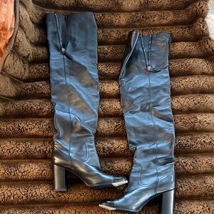 Chanel Thigh High Boots